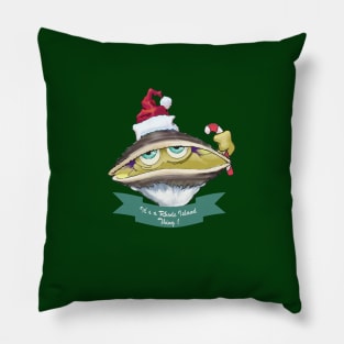 Quahog Santa Pillow