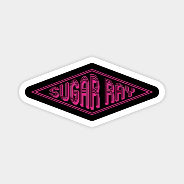 Sugar Ray - Pinkline Vintage Wajik Magnet by BELLASOUND