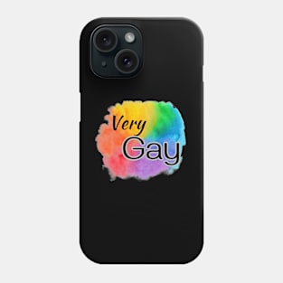 Very Gay Rainbow Cloud Phone Case