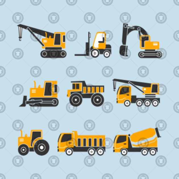 construction trucks trucks mug