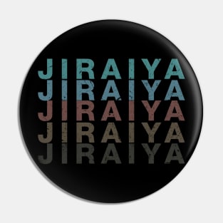 Vintage Proud Name Jiraiya Personalized Birthday Retro Pin