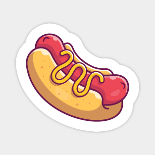 Hotdog cartoon Magnet