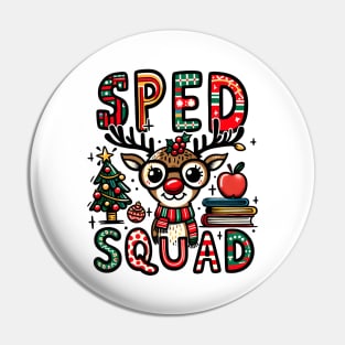 Sped Squad Pin