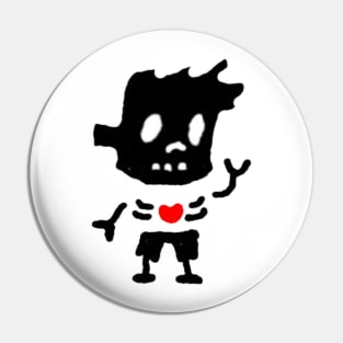 The Last Zombie Boy with a warm heart Pin