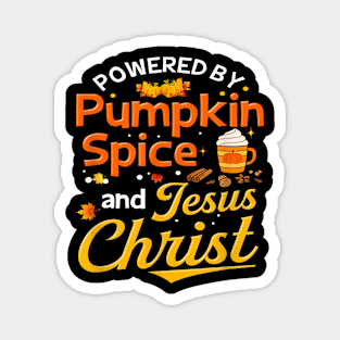 Pumpkin Spice Jesus Christ Magnet