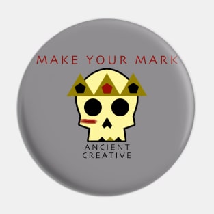 Ancient Creative King Logo Tee "Make Your Mark" Pin