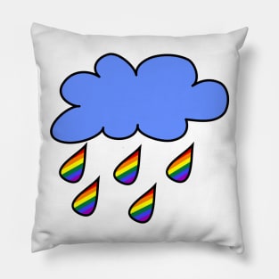 Proud rainbow cloud Pillow