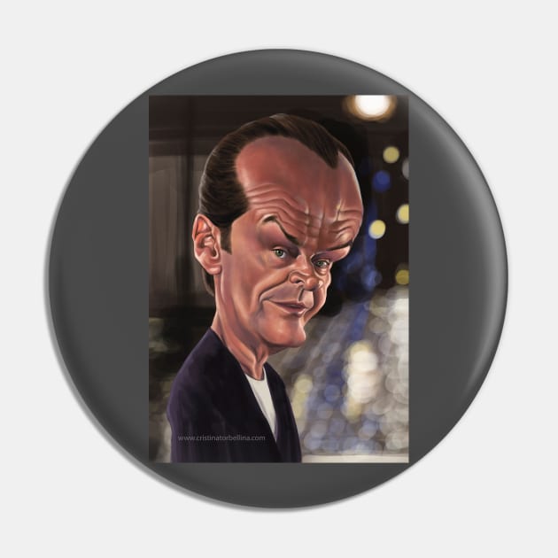 Jack Nicholson caricature Pin by cristinatorbellina