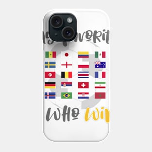 My Favorite Soccer World Cup Team Jersey Russia 2018 Shirt Phone Case