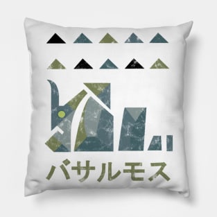 Monster Hunter Basarios Kanji Pillow
