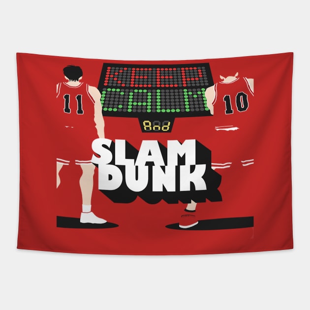 Keep calm and Slam Dunk Tapestry by KOKORO OTAKU