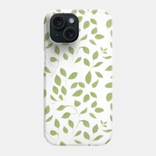 Leaf pattern, Seamless pattern with leaves Phone Case