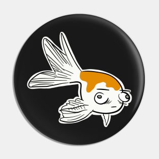 Derpy Goldfish Pin