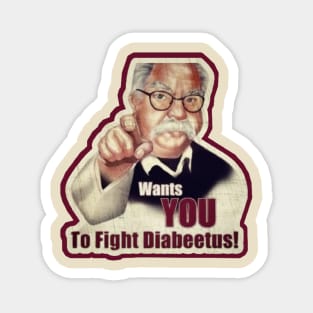 wants you to fight diabeetus! Magnet