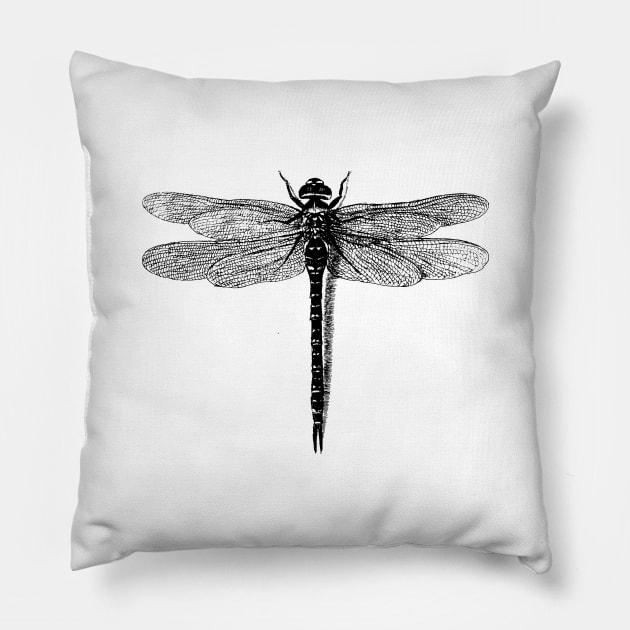 Dragonfly Pillow by wanungara