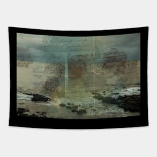 Letter from a stormy sea Tapestry