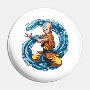 aang as the last air bender in battle position Pin