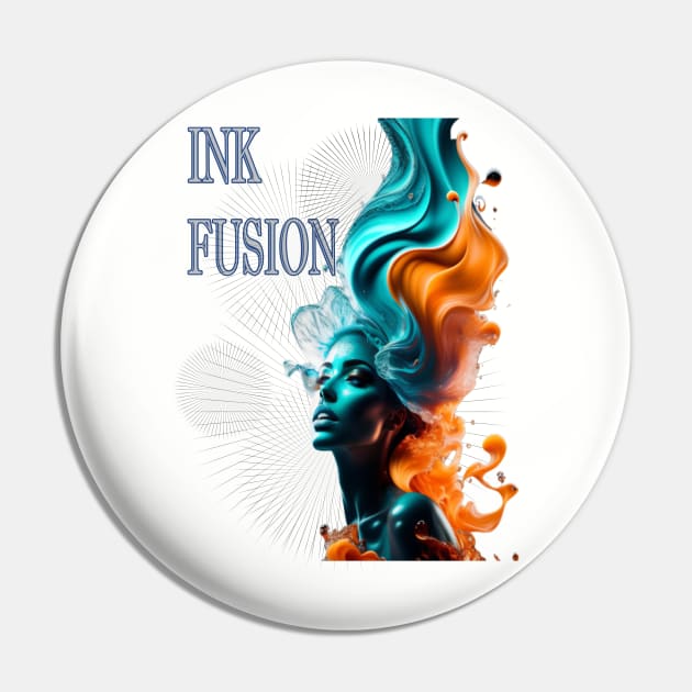 Ink Fusion Pin by AII IN ONE STORE