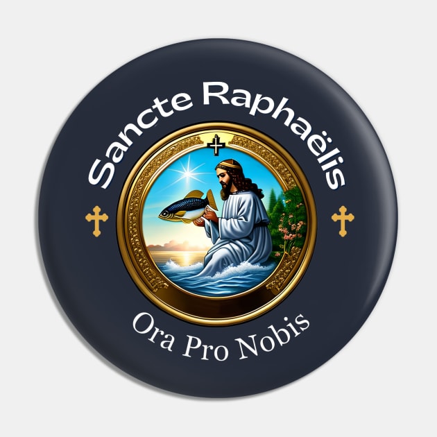 Saint Raphael Pin by Praiseworthy Essentials
