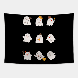 cute ghost halloween Tapestry