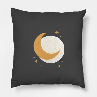 Moon Sparkle - Celestial Art Pillow