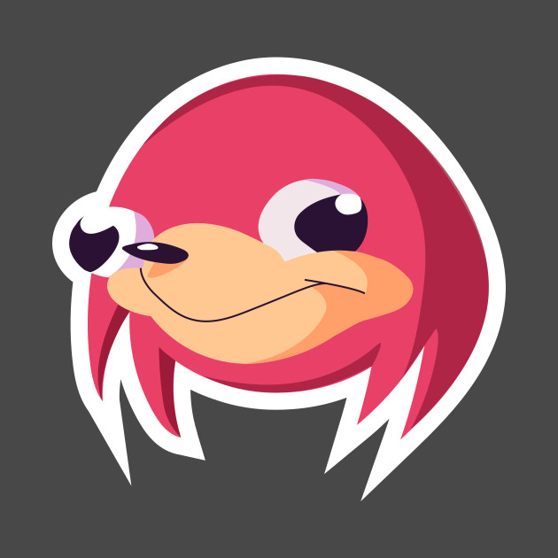 The bigest fisting Uganda knuckles face