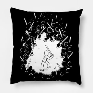 Ninja Showdown Pillow