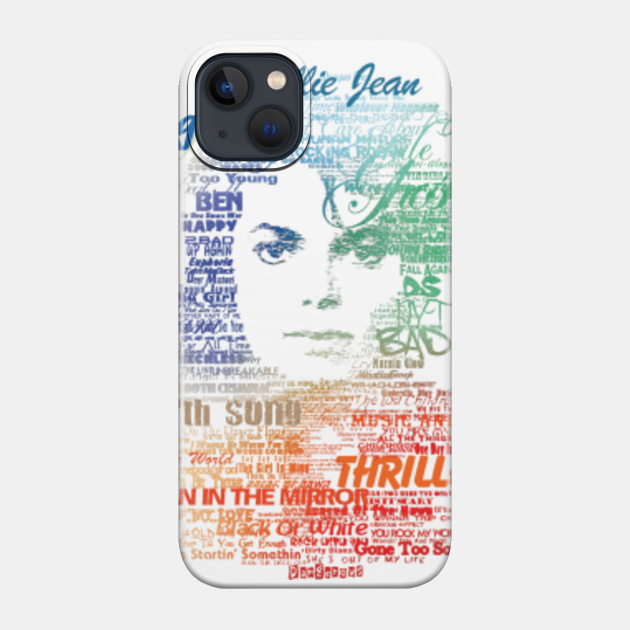 Michael Jackson - King Of Pop Typography - Type B - Michael Jackson - Phone Case