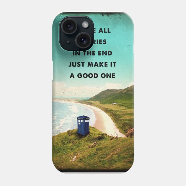 Dr Who retro travel art print Phone Case by 2ToastDesign