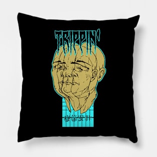 trippin rave shirt Pillow