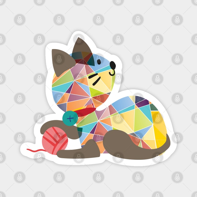 Cat miaw Magnet by SurpriseART