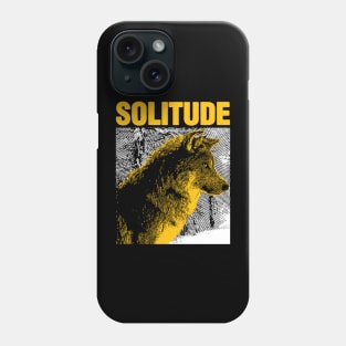 Solitude Wolf Phone Case