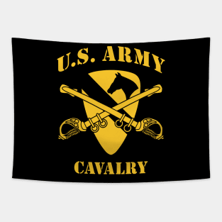 Mod.4 US Cavalry Army Branch Crossed Sabers Tapestry