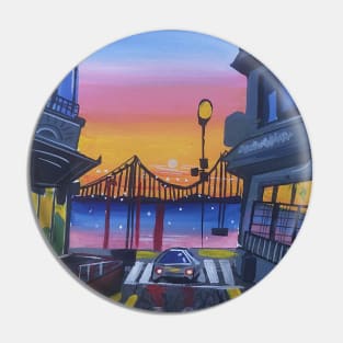 city painting Pin