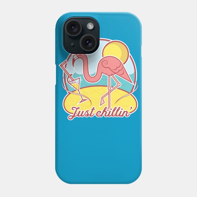 Chill flamingo Phone Case by VisAnastasis