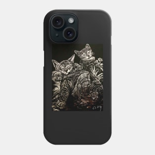 Three Meows Phone Case