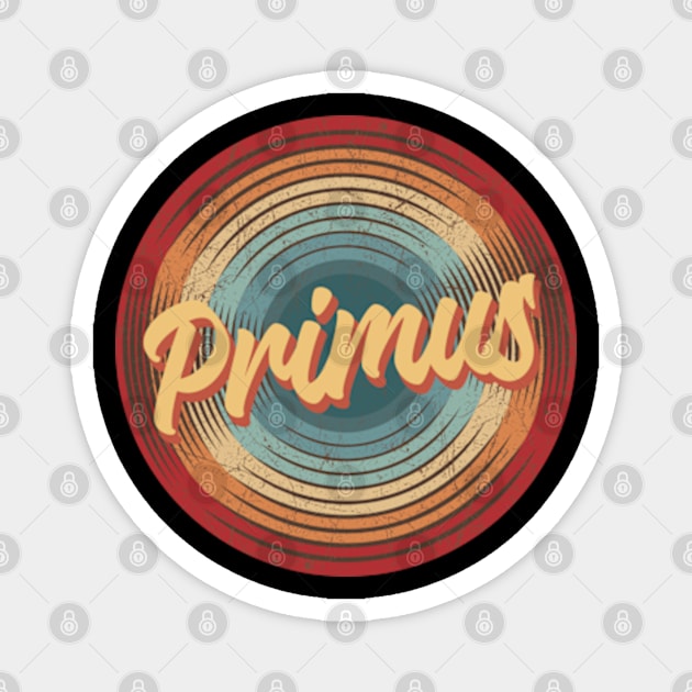 Primus Vintage Circle Magnet by musiconspiracy