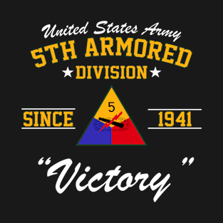 U.S. Army 5th Armored Division (5th AD) T-Shirt