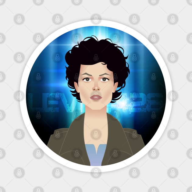 Ripley Magnet by AlejandroMogolloArt