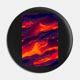 Hottest pattern design ever! Fire and lava #4 Pin