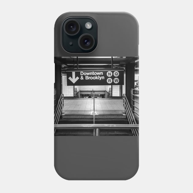 Downtown Brooklyn Subway Phone Case by StormChaserD