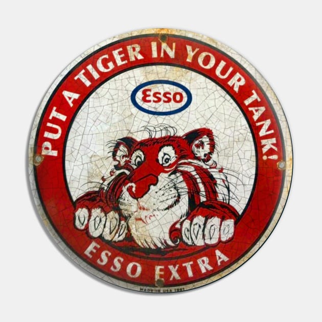 ESSO Tiger Pin by Midcenturydave