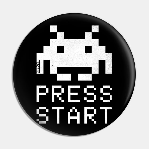 Press Start Pin by SeaGreen