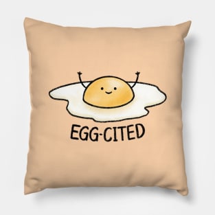 Eggcited Pillow