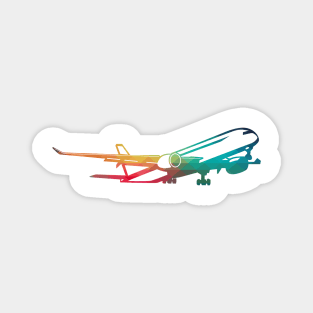 Rainbow aircraft Magnet