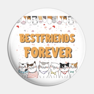 Cat bestfriends forever Pin