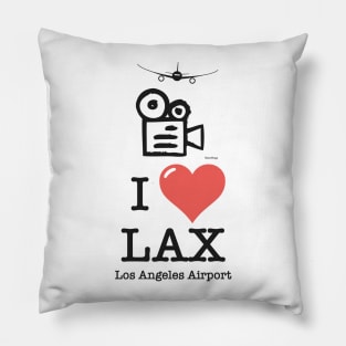 I Love LAX Los Angeles airport Pillow