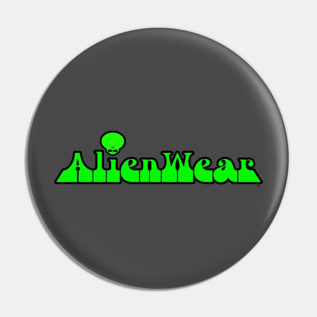 AlienWear Logo Pin by ZoinksTeez