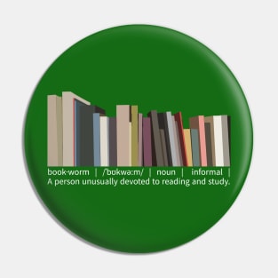 Bookworm Pin