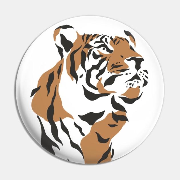 Tiger Pin by VintageHeroes